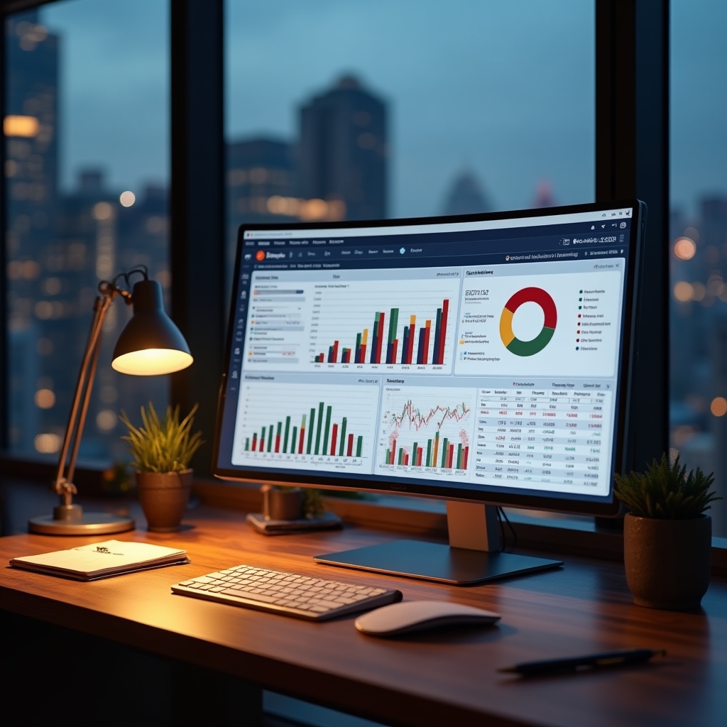 Анализ финансовых данных и банковских выписок на экране